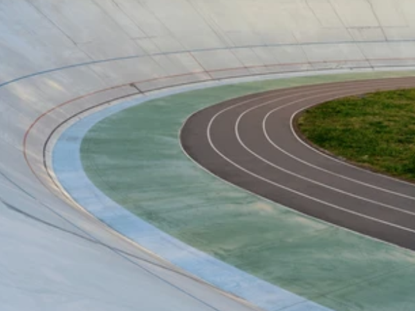 Multi-lane highway with heavy traffic flow